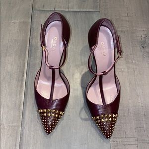Gucci T Strap Heels